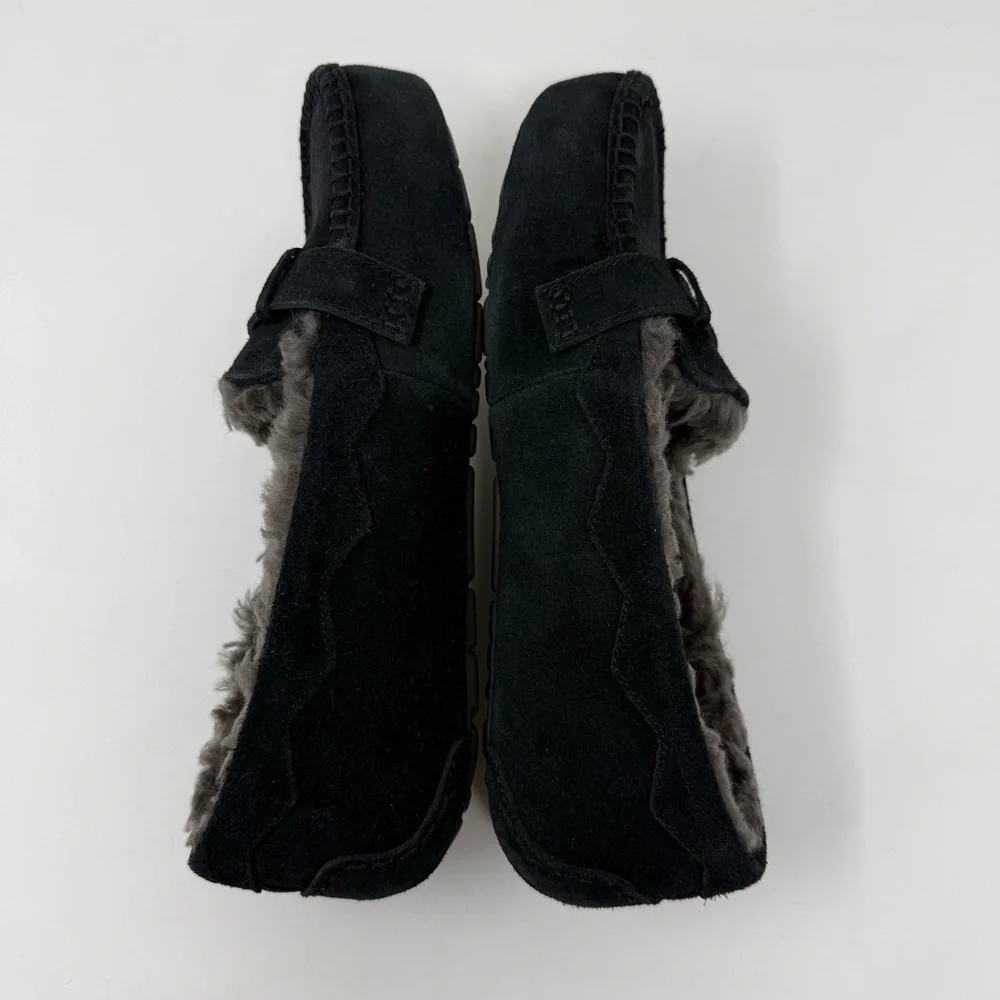 New UGG Women's Willow Moc Toe Loafer Black Sz 11 - Picture 10 of 13